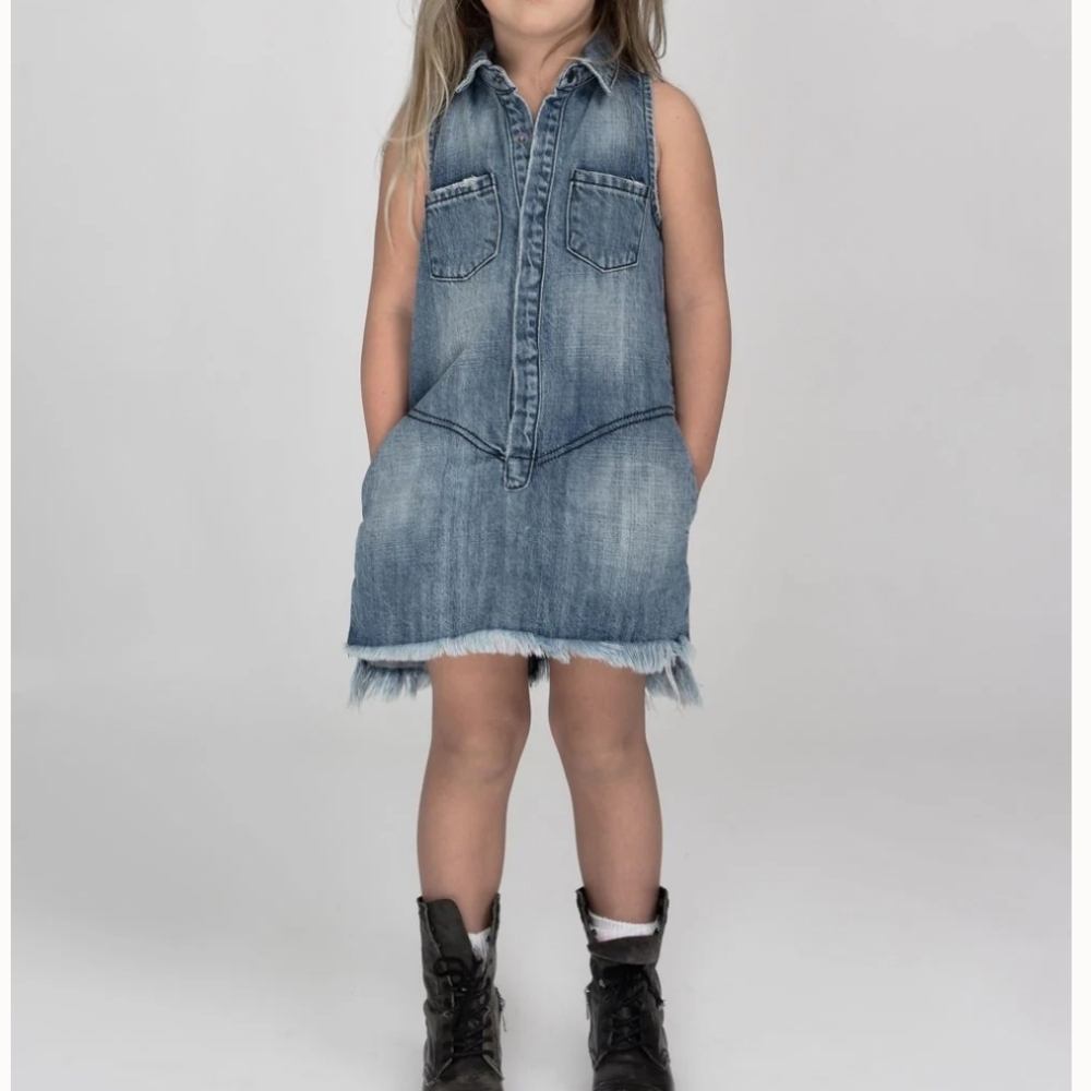 One Teaspoon Kids Mini Braxton Denim Dress